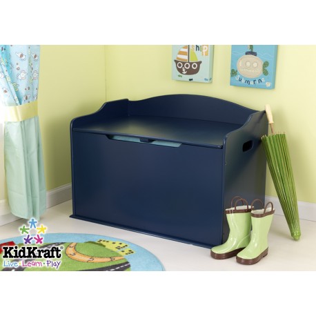 Coffre à jouets pour bébé Austin bleu marine - Chambre bébé