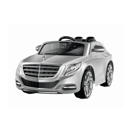 Voiture électrique pour enfant Mercedes Benz S600 grise, peinture métallique