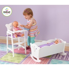 Chaise haute pour poupée