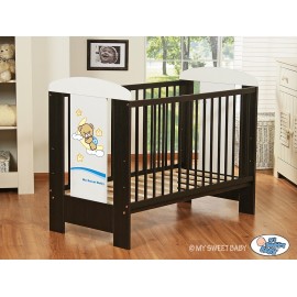 Lit bébé bonne nuit bleu + matelas