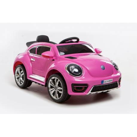 voiture électrique New Beetle 12 V rose
