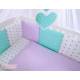 Parure de lit bébé complète Color mix Set 55