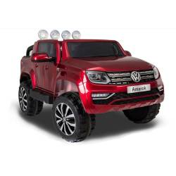 voiture électrique Amarok Volkswagen peinture rouge