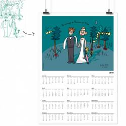 calendrier poster personnalisée