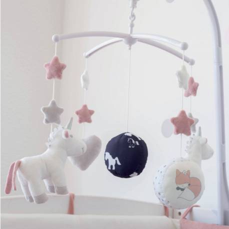 mobile musical ophélia la licorne