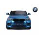 voiture électrique pour enfant BMW X6 M métallisée bleue deux places