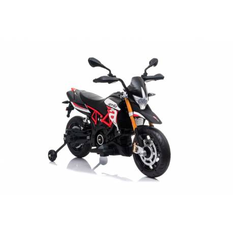 Moto électrique APRILIA DORSODURO 900 grise - moto électrique pour enfant