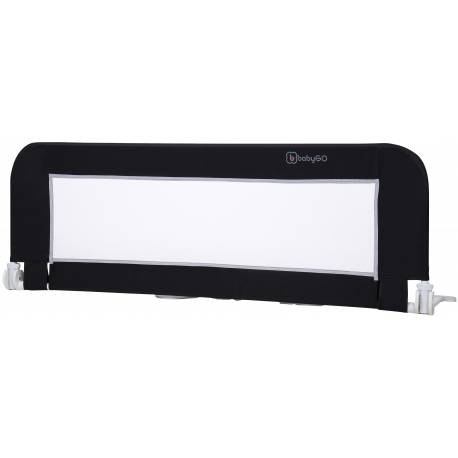 Barrière de lit pliable noire Babygo