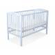 Lit bébé couronne bleu + matelas