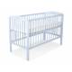 Lit bébé couronne bleu + matelas