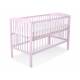 Lit bébé couronne rose + matelas