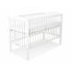 Lit bébé coeur blanc + matelas