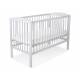 Lit bébé coeur gris + matelas
