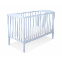 Lit bébé coeur bleu + matelas