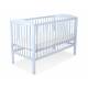 Lit bébé coeur bleu + matelas