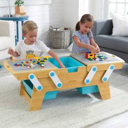 ensemble blocs de construction en bois
