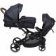 Poussette Twinner Babygo - Poussette Double Duo ou Trio