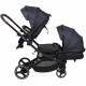 Poussette Twinner Babygo - Poussette Double Duo ou Trio