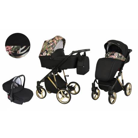 Poussette trio molto premium- 7 coloris