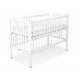 Lit bébé étoile blanc + matelas