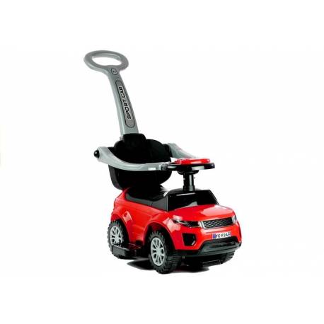 voiture porteur pour enfant 614 W avec poignée parentale rouge