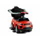 voiture porteur pour enfant 614 W avec poignée parentale rouge