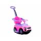 voiture porteur pour enfant avec poignée parentale rose