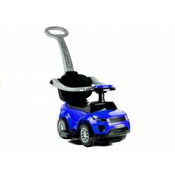 voiture porteur pour enfant avec poignée parentale rose