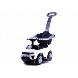 voiture porteur pour enfant 614 W avec poignée parentale bleue
