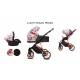 Poussette trio Musse Rose - 3 coloris