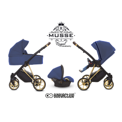 Poussette trio Musse Royal - 2 coloris