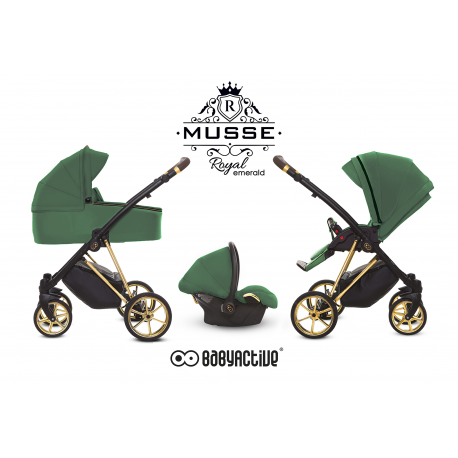 Poussette trio Musse Royal - 2 coloris