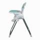 Chaise haute Coccolle Fino Pastel Turquoise