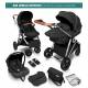 Poussette  trio Halime Air babygo - 3 coloris