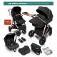 Poussette  trio Halime Air babygo - 3 coloris