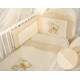 Parure de lit bébé complète ours teddy crème