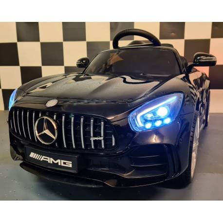 Voiture électrique pour enfant Mercedes Benz GTR noire métallisée