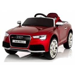 Voiture électrique pour enfant Audi RS5 métallisée rouge- pack luxe