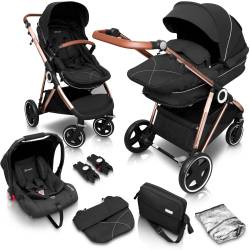 Poussette  trio Halime babygo - 3 coloris