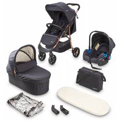 Poussette  trio Style babygo - 4 coloris