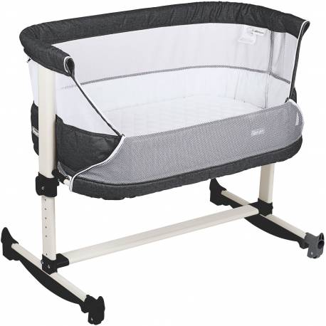 Lit bébé cododo noir Vivaldi Babygo