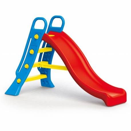 Toboggan Slide bleu et rouge  avec eau Babygo