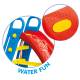Toboggan Slide bleu et rouge  avec eau Babygo