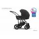 Poussette pour enfants d'âges rapprochés Multistroller gris foncé