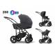 Poussette pour enfants d'âges rapprochés Multistroller gris foncé