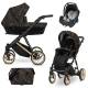 Poussette trio Ivento premium black style