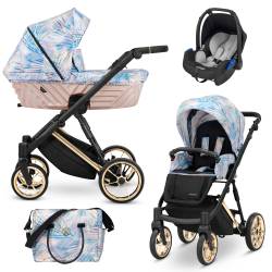 Poussette trio Ivento premium pastel grass