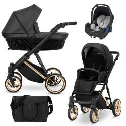Poussette trio Ivento premium black pearl