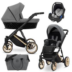 Poussette trio Ivento premium deep graphite