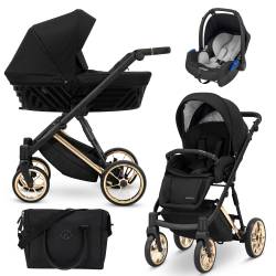 Poussette trio Ivento premium deep black